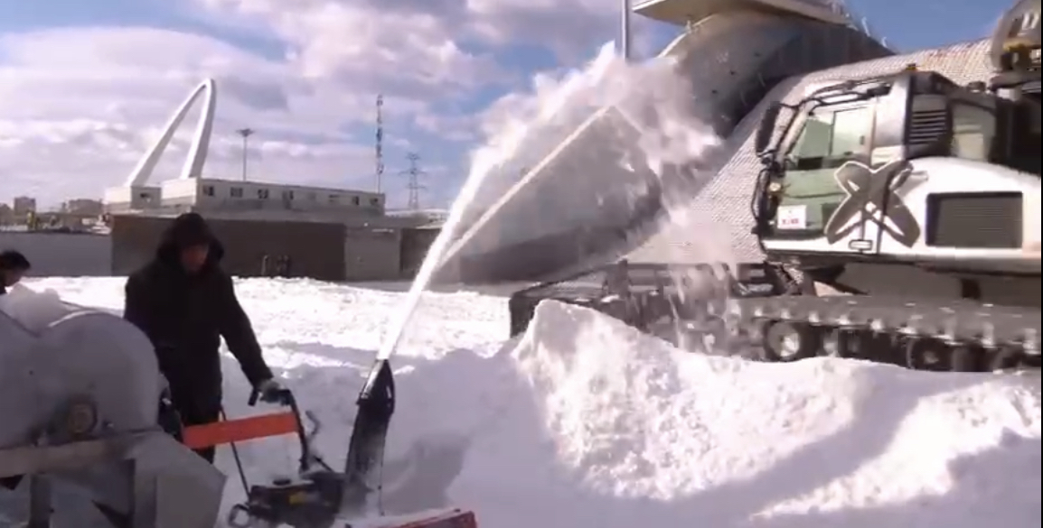 雪飞天开始造雪 迎接160余名国内外顶级高手