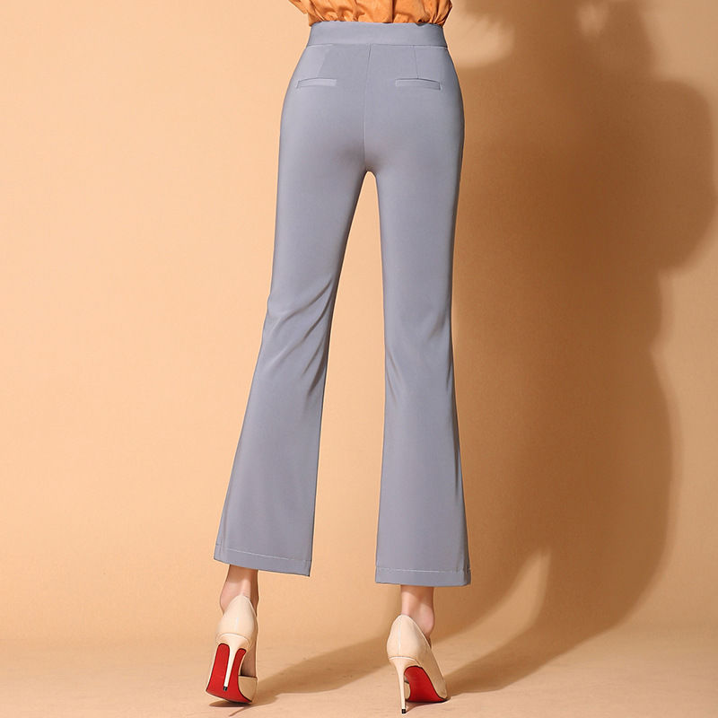 腿粗腿短女人,穿比阔腿裤还显瘦的鱼尾裤搭衬