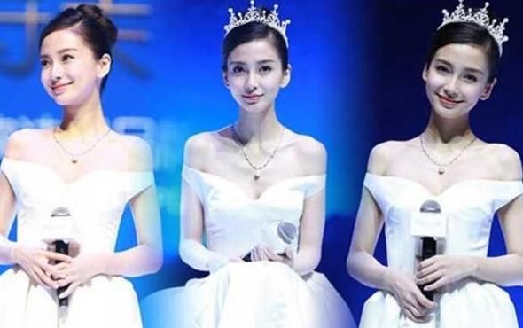 明星同穿露肩装,杨颖唯美,迪丽热巴像战士,最后