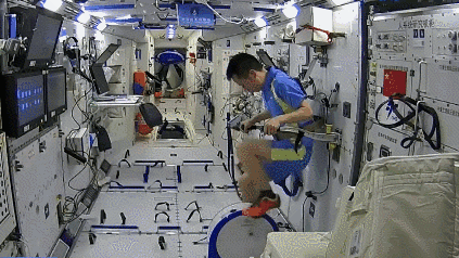 原来，航天员才是“居家健身大神”