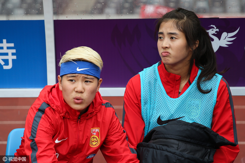 2016年01月21日，广东省深圳市，2016深圳国际女足邀请赛，中国女足Vs墨西哥女足。