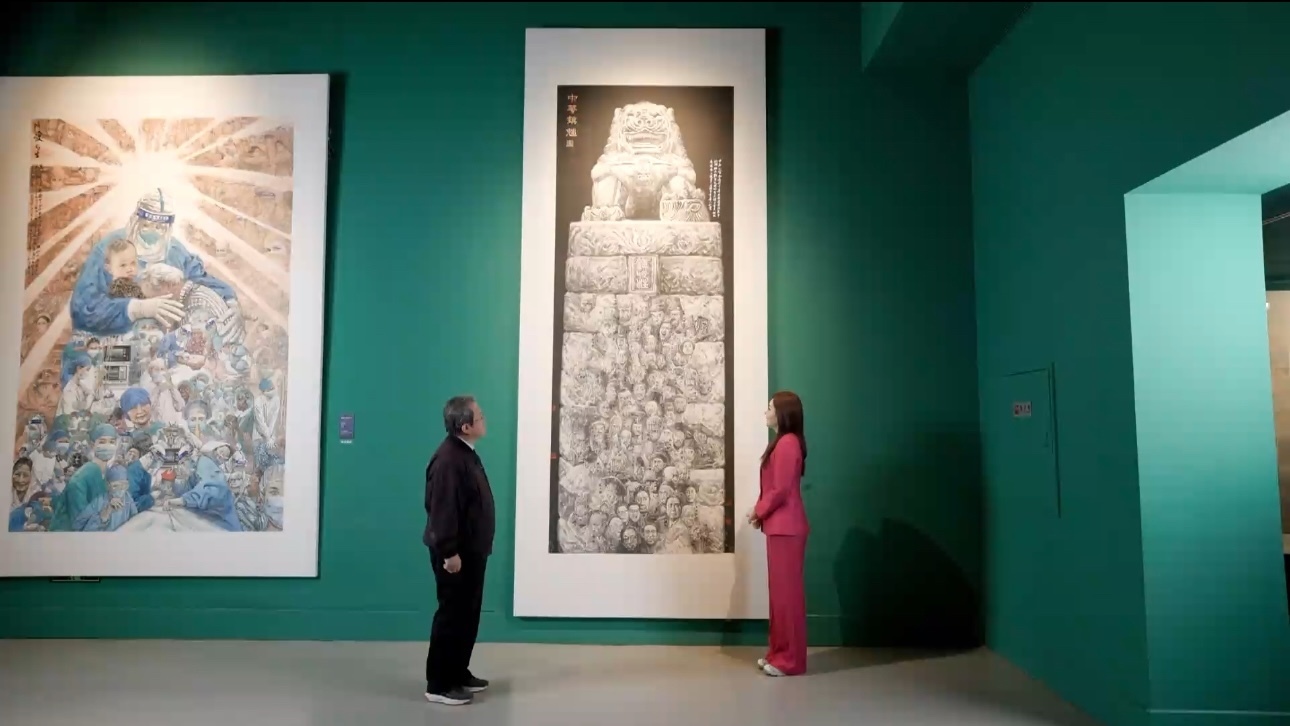 著名画家冯远先生回顾《中华镇魑图》创作心得