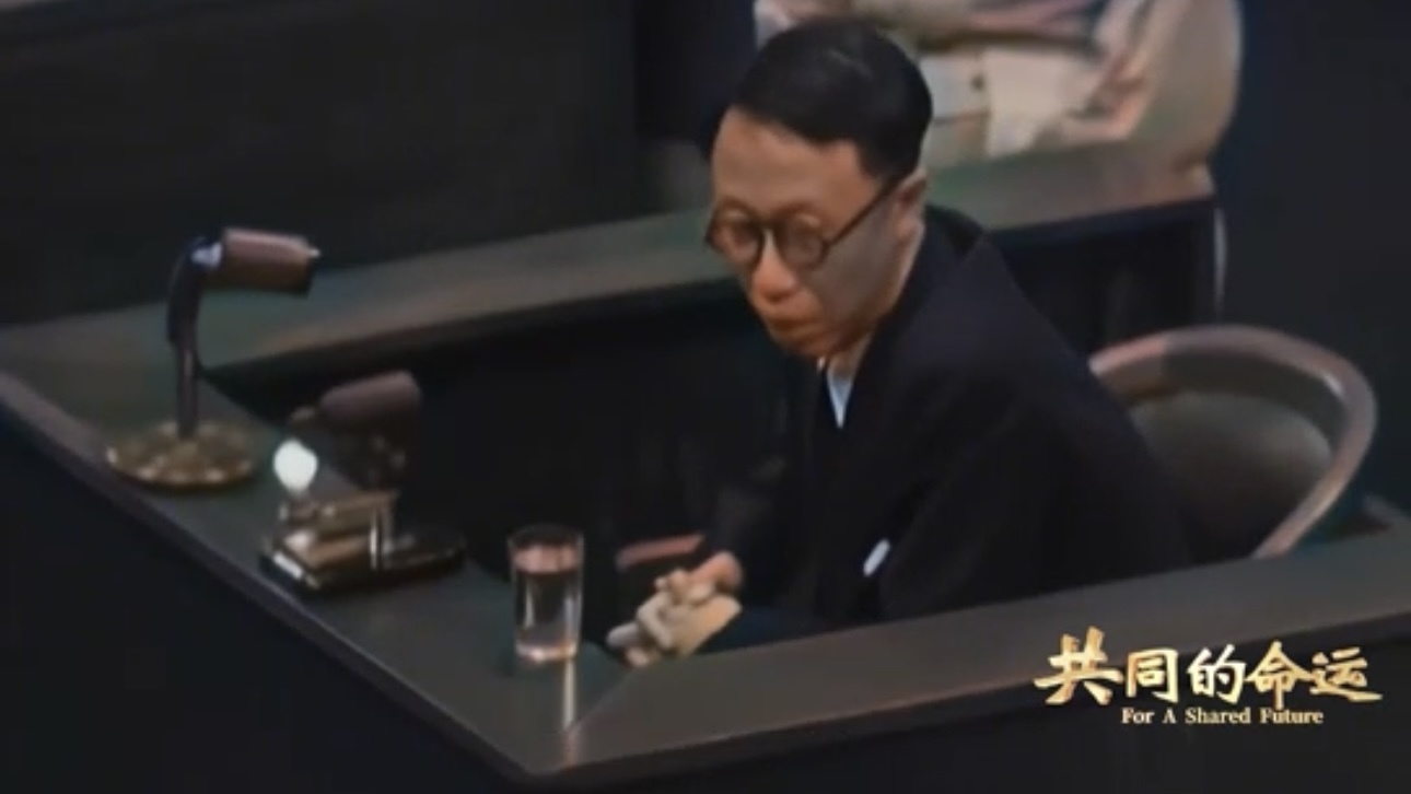 东京审判溥仪出庭作证珍贵影像 东京审判溥仪出庭作证珍贵影像