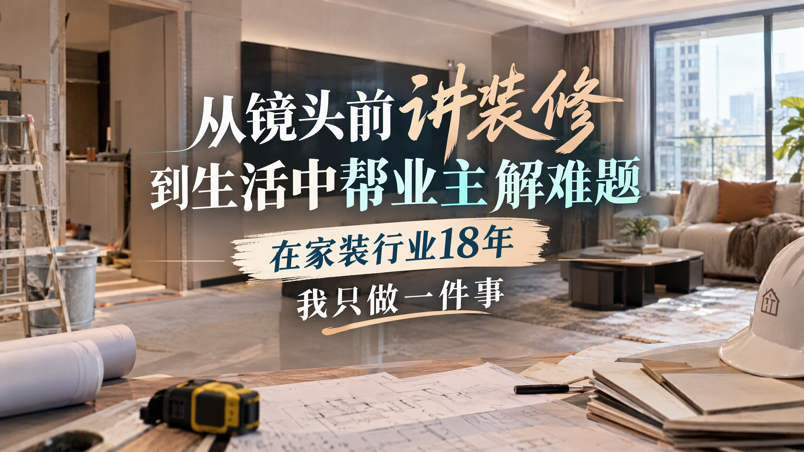从镜头前讲装修,到生活中帮业主解决难题,18年的坚守! 从镜头前讲装修,到生活中帮业主解决难题,18年的坚守!