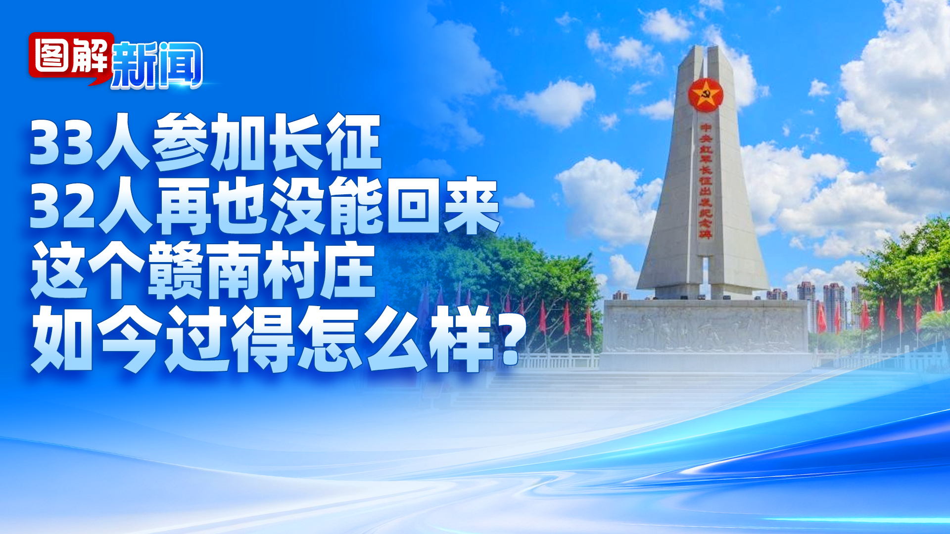 图解新闻|江西于都潭头村，行走属于他们的新时代长征