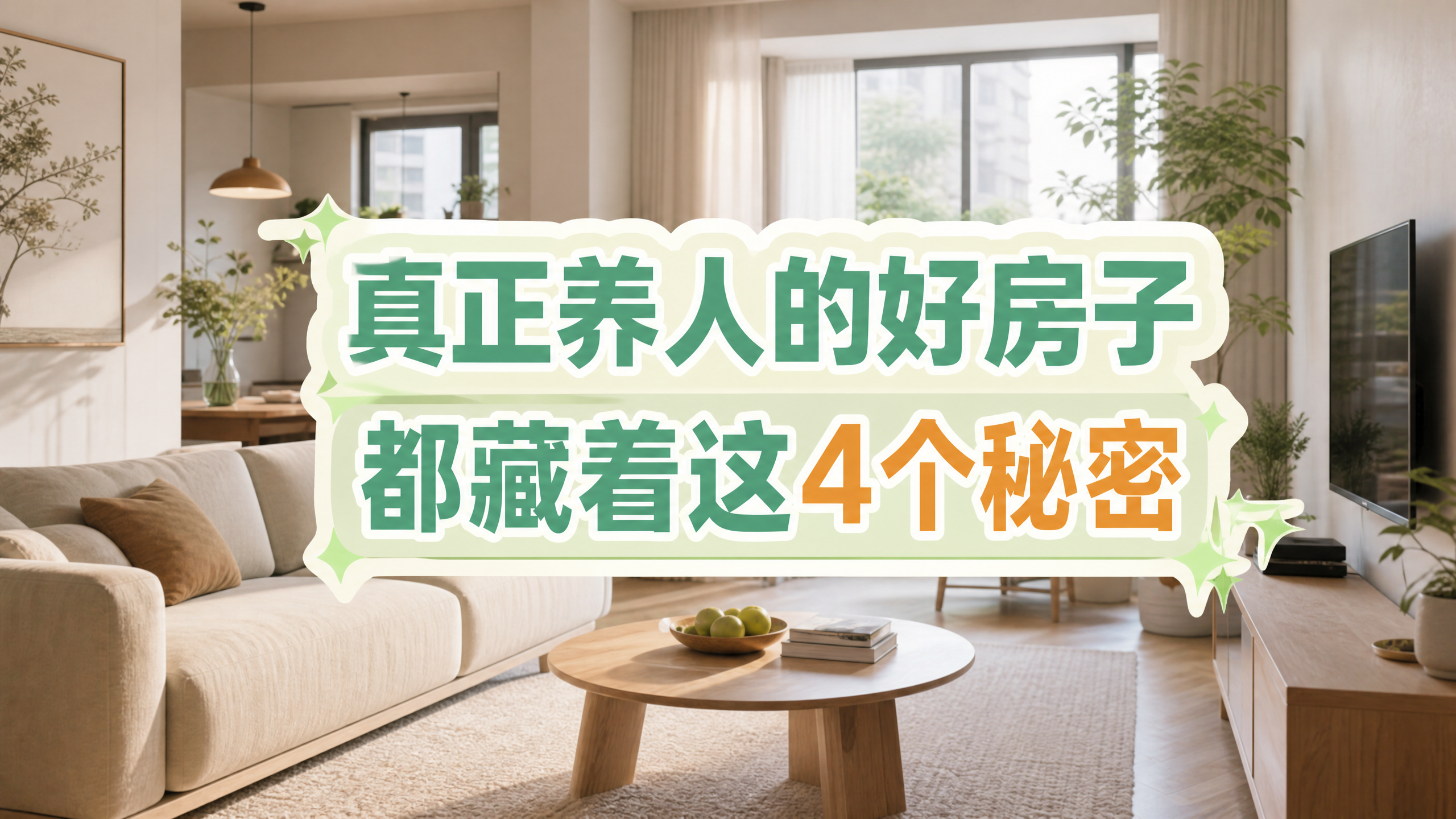 真正养人的好房子，都藏着这4个秘密