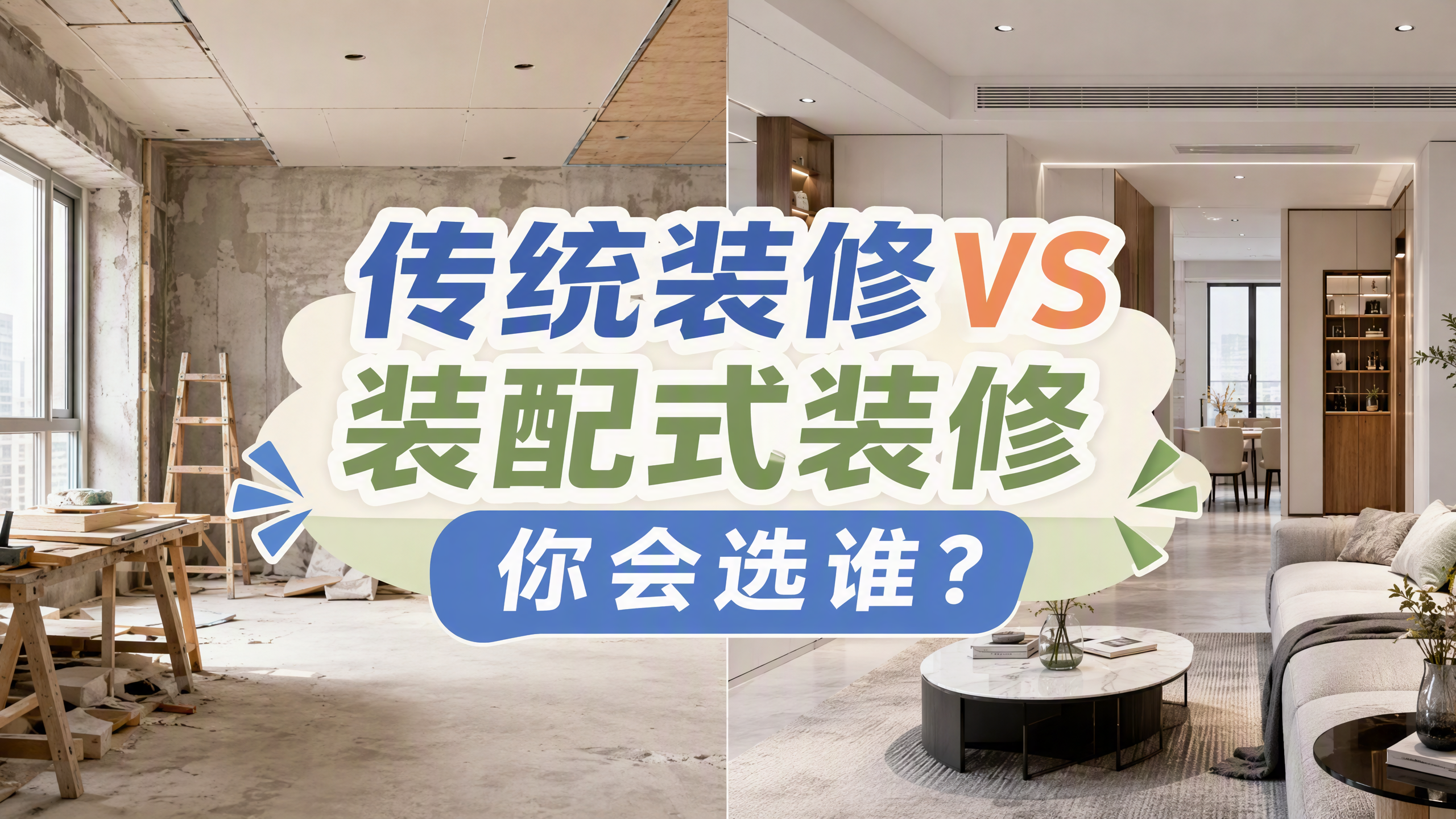 传统装修VS装配式装修，你会选谁？