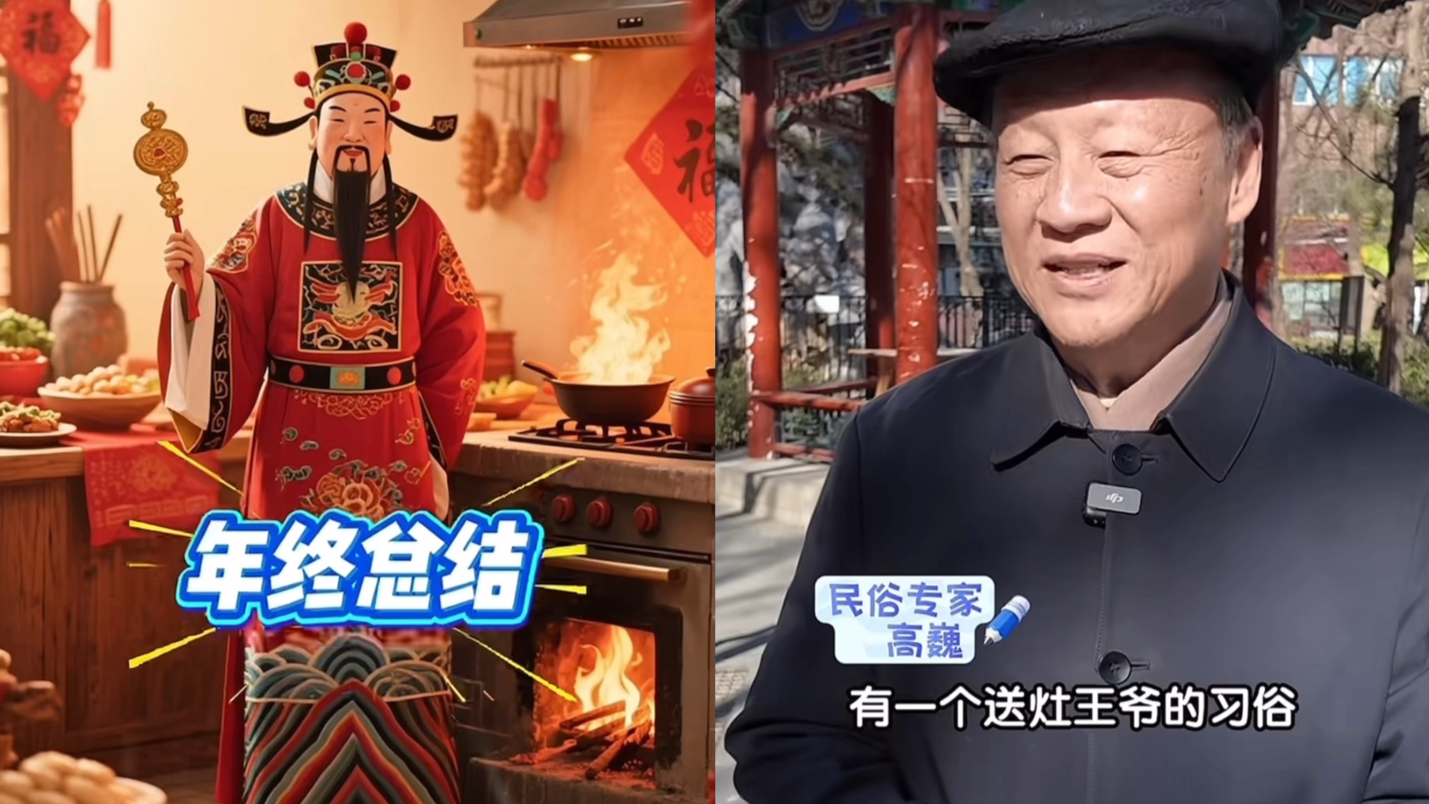 马年春节话民俗:腊月廿三送灶王爷,灶王爷赴天庭做“年终总结”_北京时间