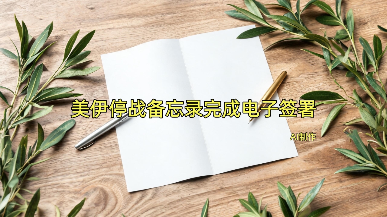 美伊停战备忘录完成电子签署