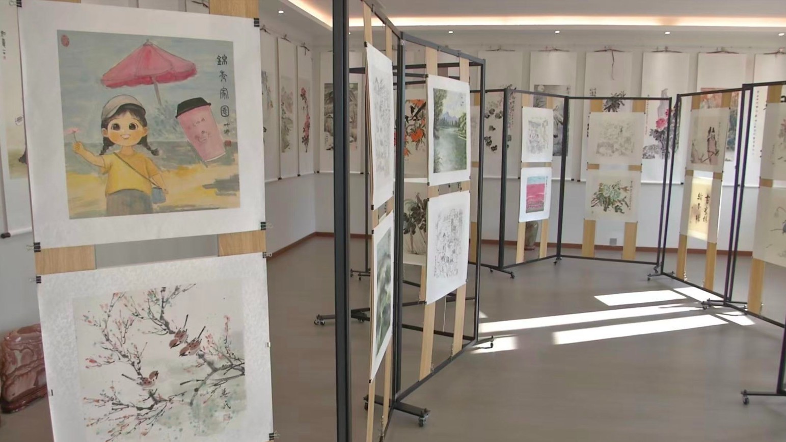 艺术下乡！平谷这场书画展，让乡村美成水墨长卷_北京时间