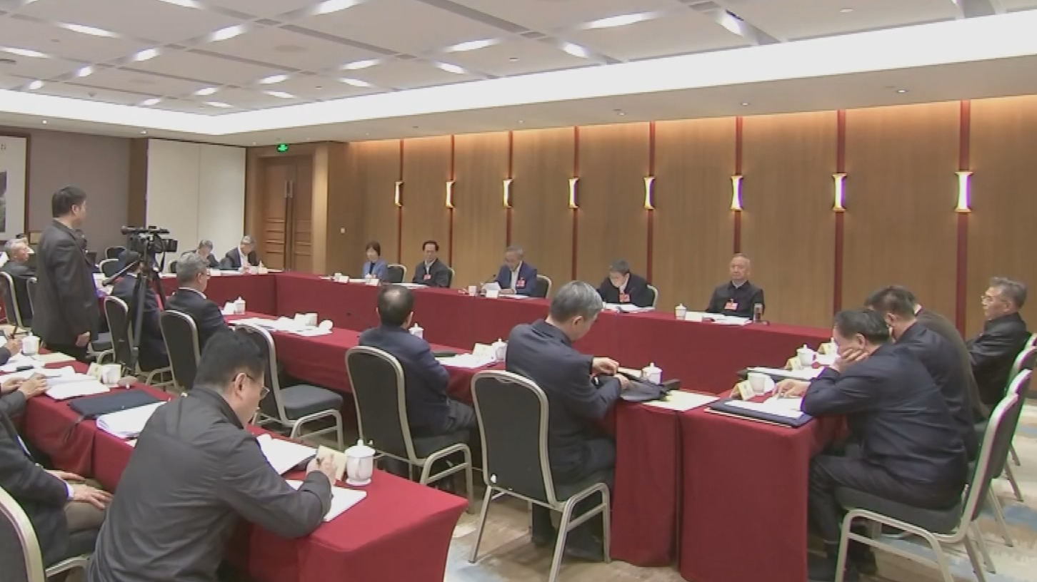 全国政协委员分组审议常委会工作报告