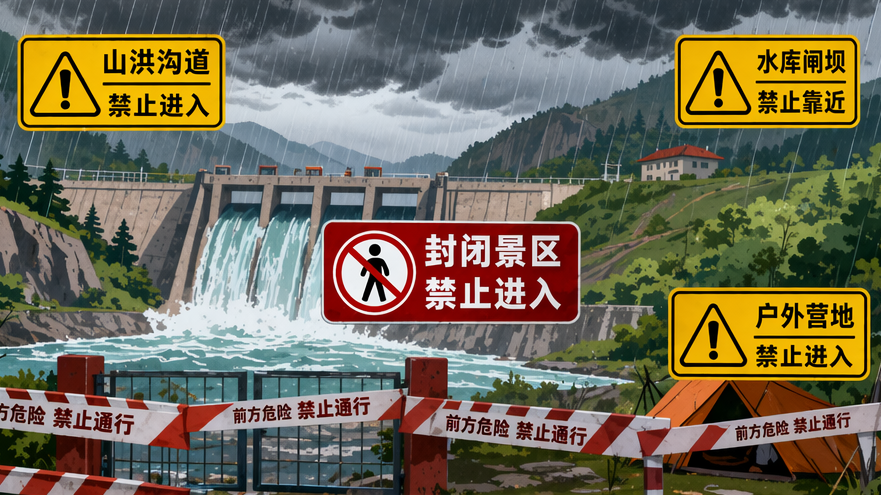 拒不转移、网上造谣、进山看水……北京暴雨预警期间，这四类行为可能触犯法律