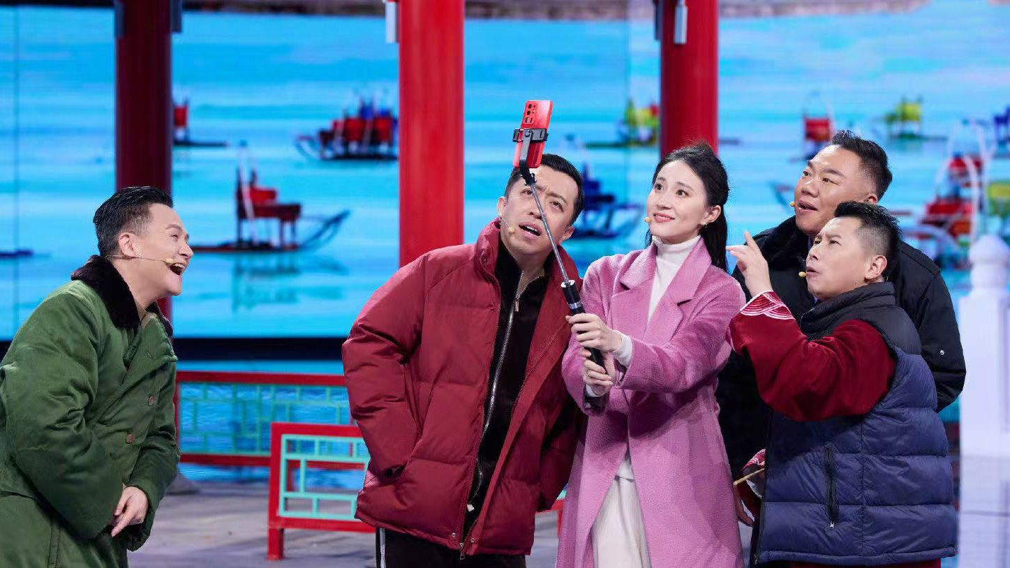 孙杨张豆豆跨界演小品