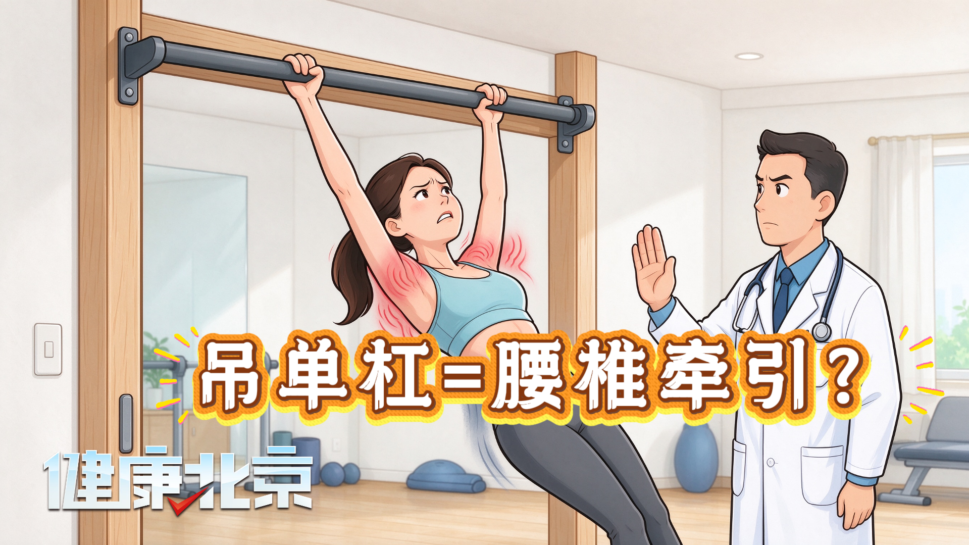 吊单杠=腰椎牵引?医生:错!肌肉不够,肩膀先废! 吊单杠=腰椎牵引?医生:错!肌肉不够,肩膀先废!