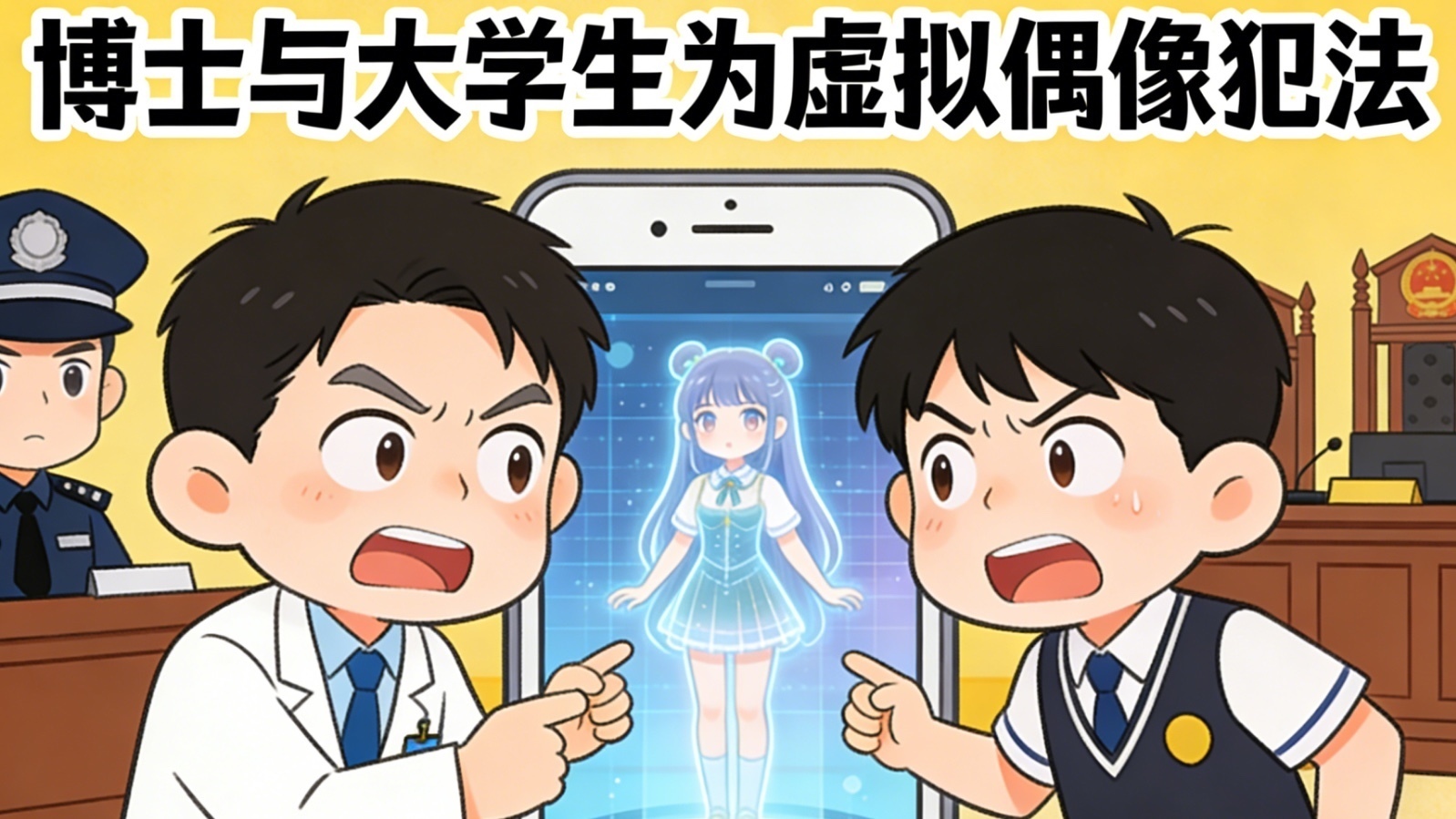 博士+大学生,竟为虚拟偶像犯法 博士+大学生,竟为虚拟偶像犯法