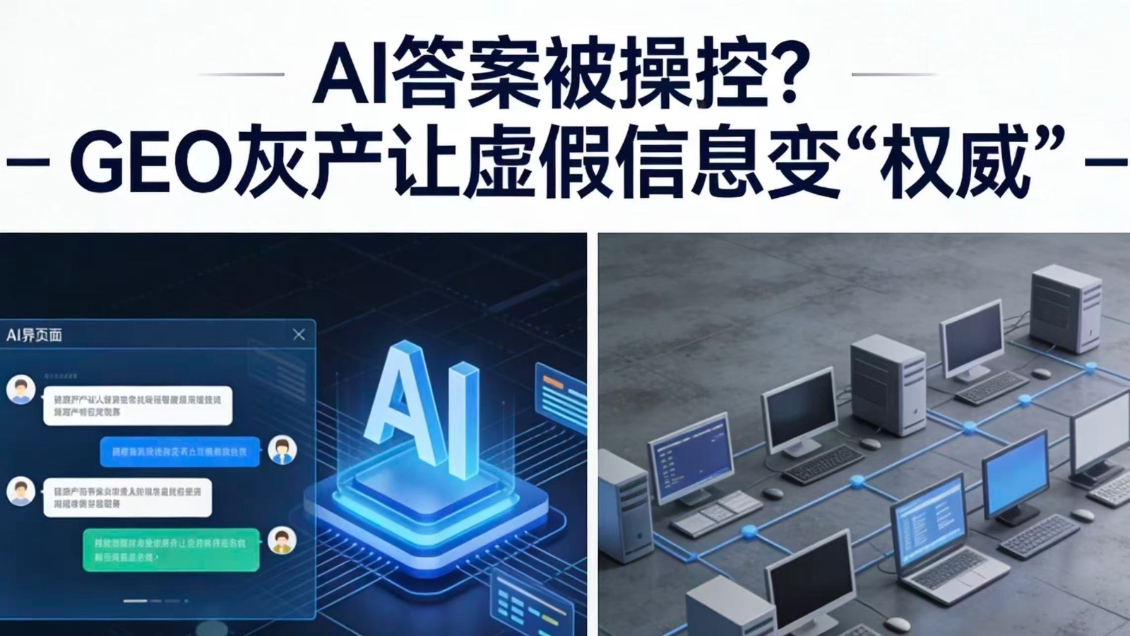 AI答案被操控？GEO灰产让虚假信息变“权威”