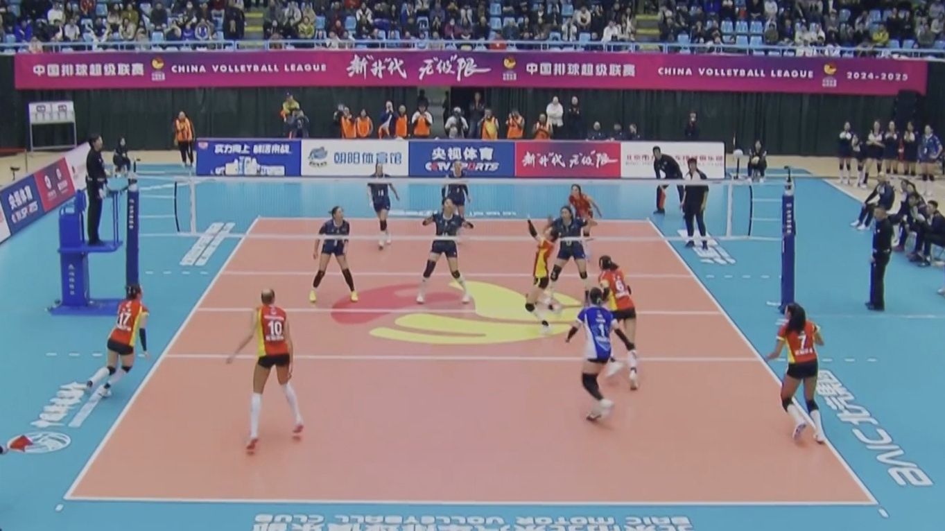 中国女子排球超级联赛12月3日晚BRTV新闻频道现场直播