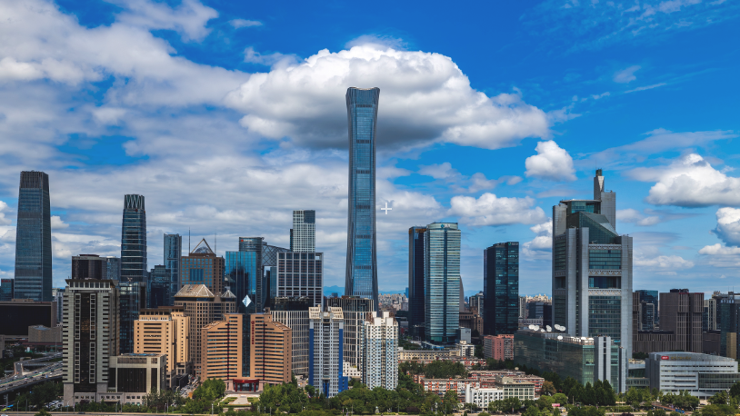 雨过天晴，碧空如洗！邂逅一场独属于北京天空的浪漫