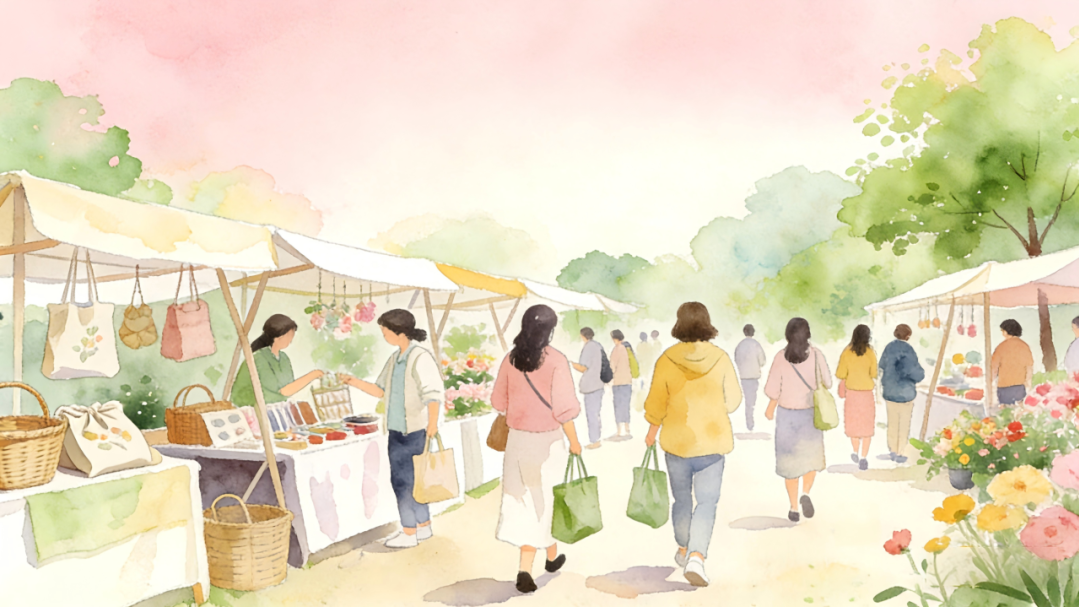 春风有信 好市发生  春季便民市集开市啦