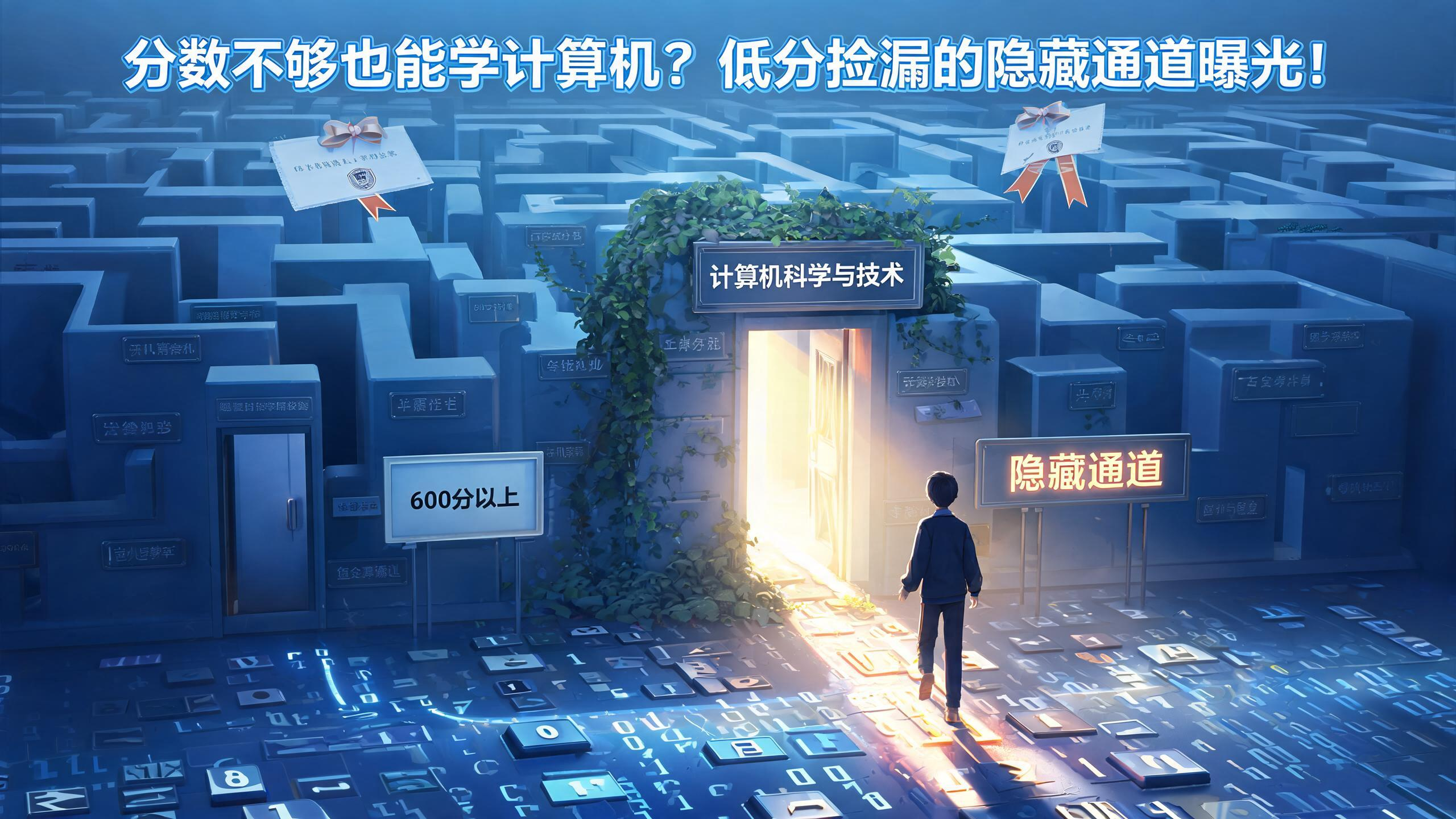 分数不够也能学计算机？低分捡漏的隐藏通道曝光！