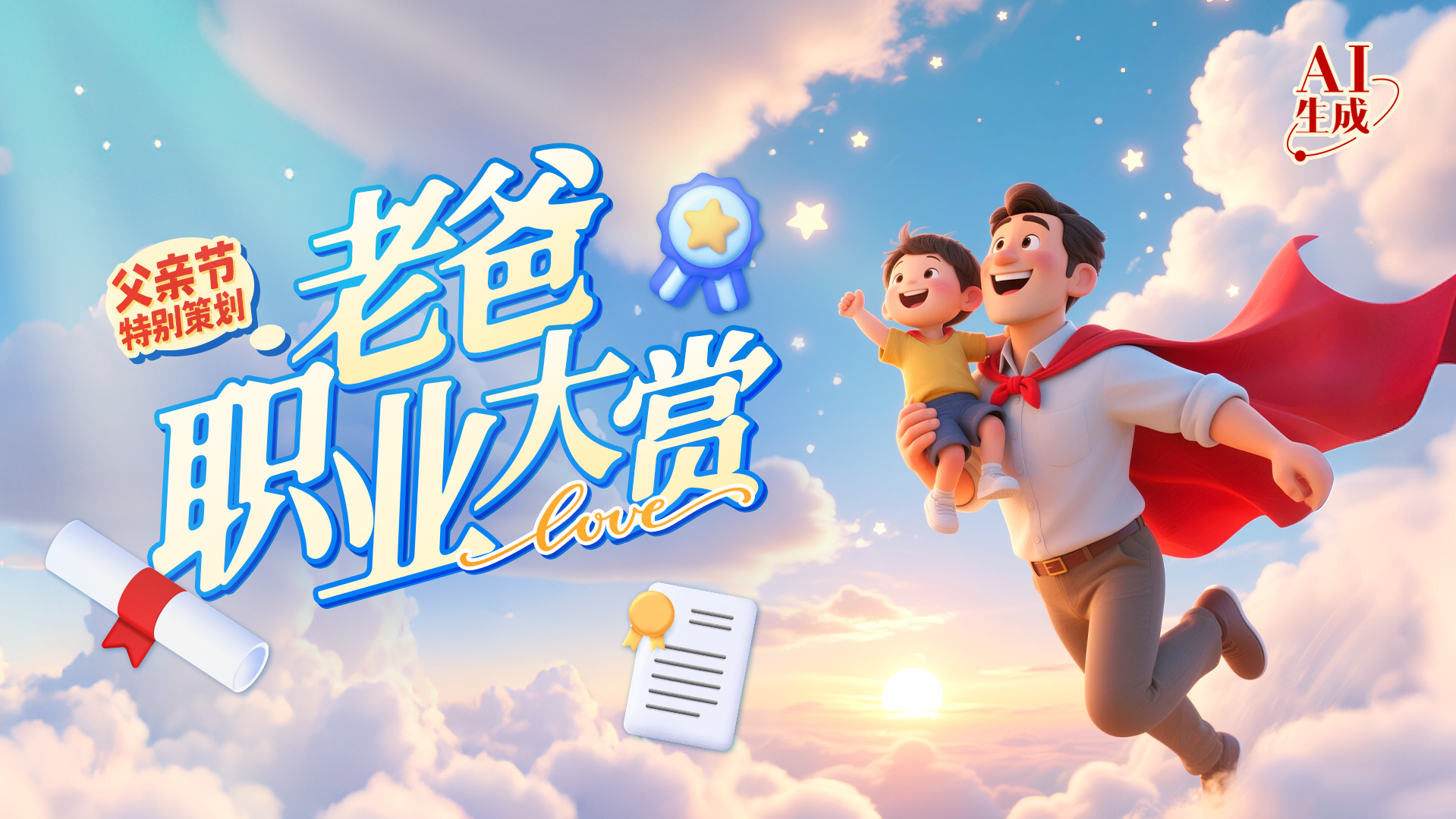 父亲节特别策划|看老爸那些“无证上岗”的隐形职业 父亲节特别策划|看老爸那些“无证上岗”的隐形职业