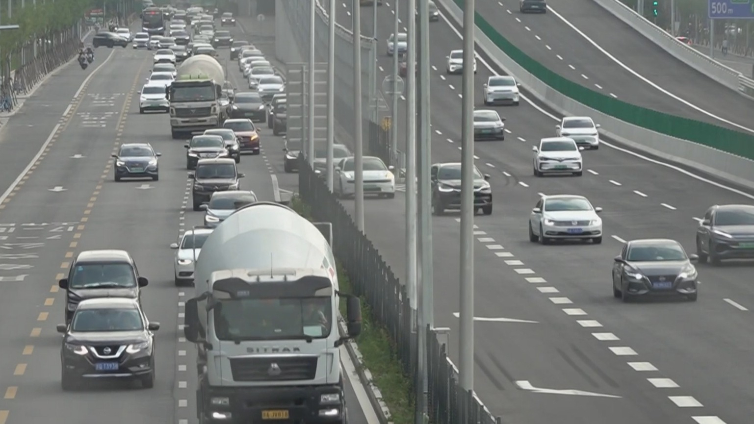 京密路通车早高峰实测：分流高效省时