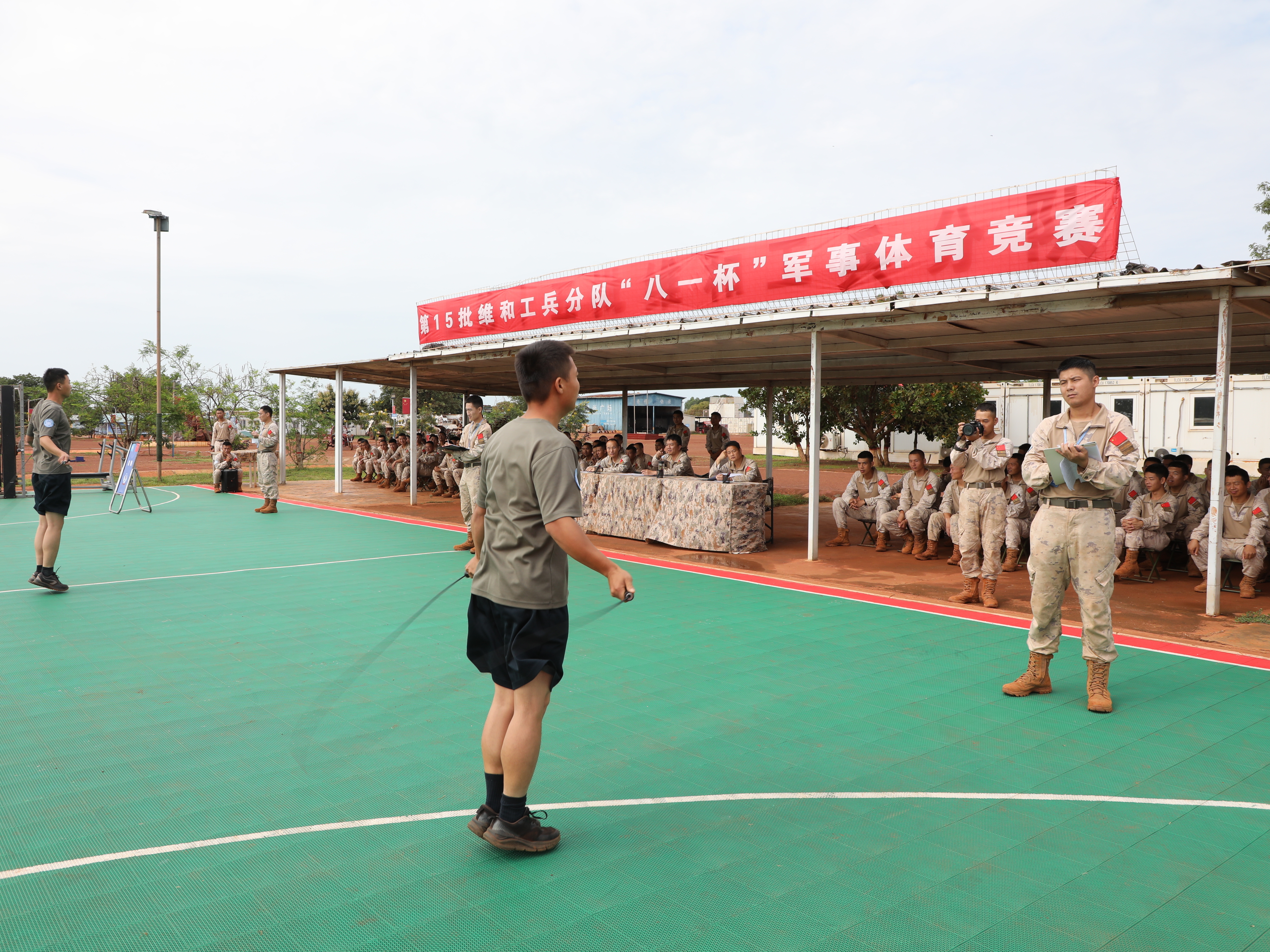 我维和工兵举办\\\