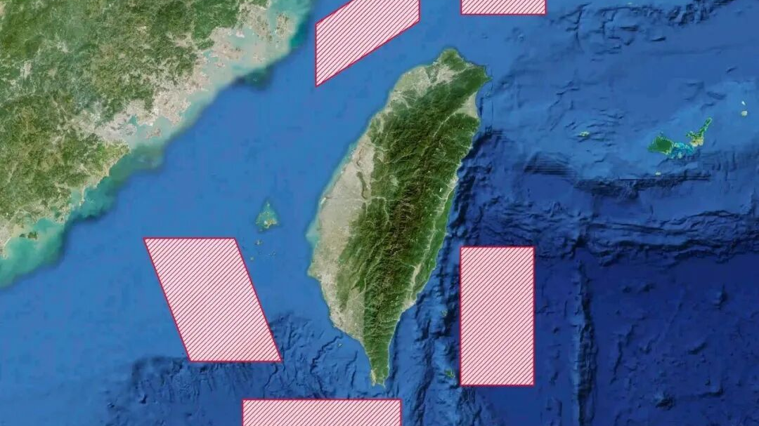 东部战区发布联合演训区公告及示意图