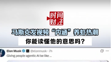 马斯克发视频“内涵”养虾热潮你能读懂他的意思吗?