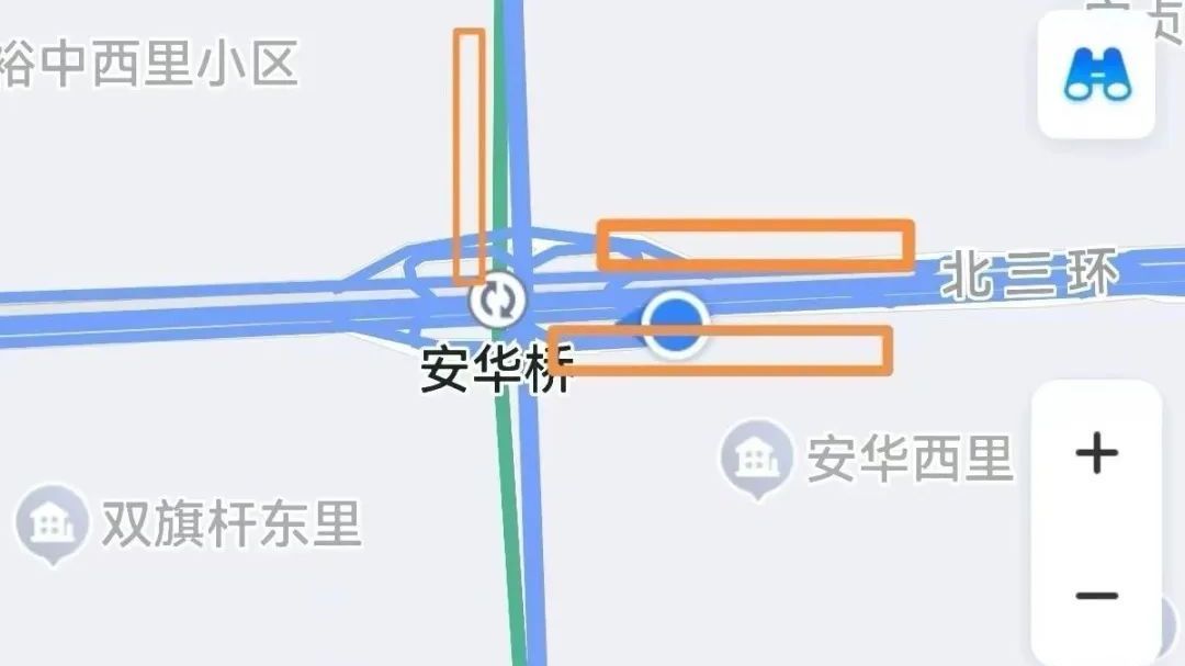 除了国贸桥，安华桥、木樨园桥都有这个问题……