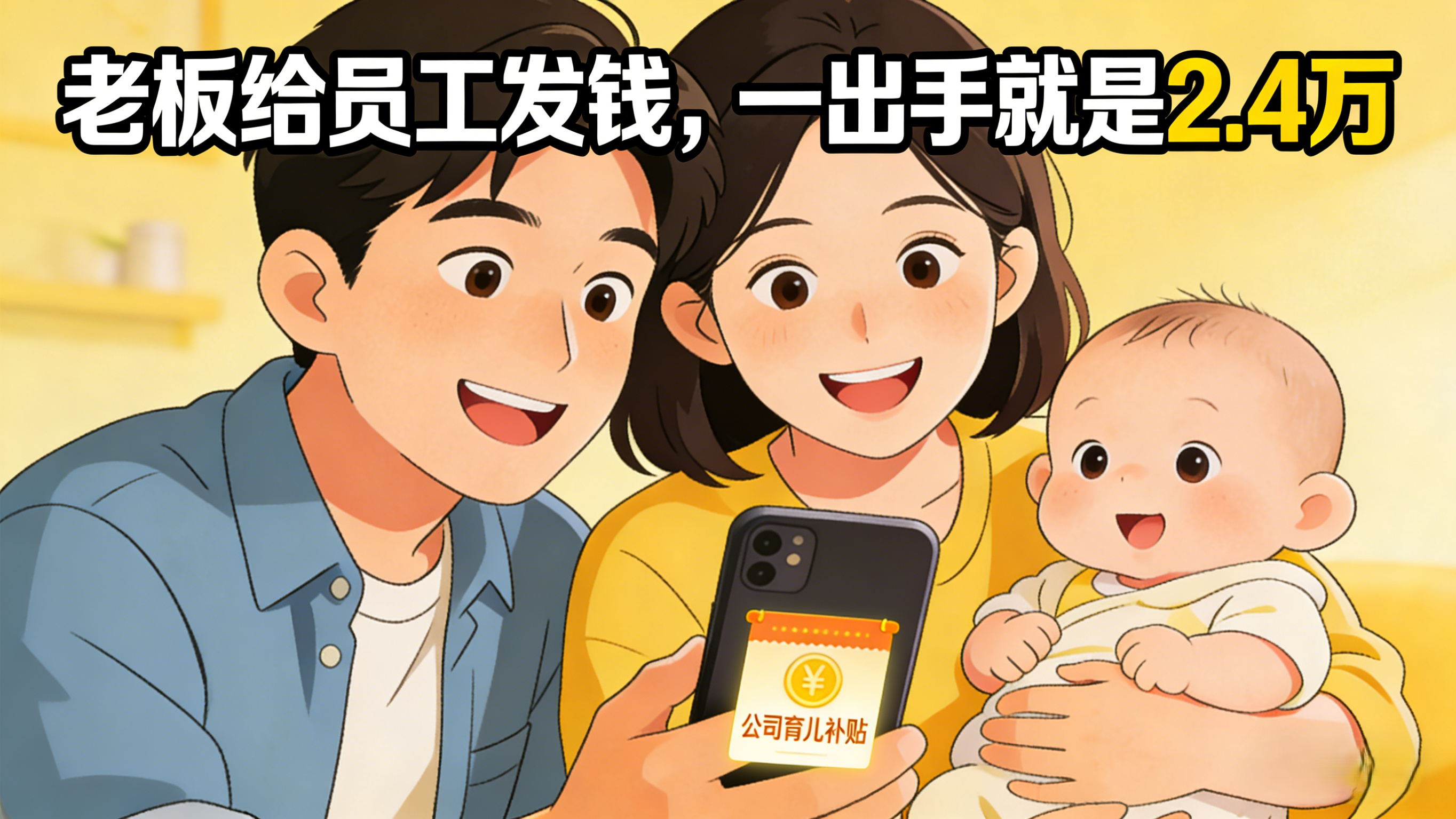 老板给员工发钱,一出手就是2.4万 老板给员工发钱,一出手就是2.4万