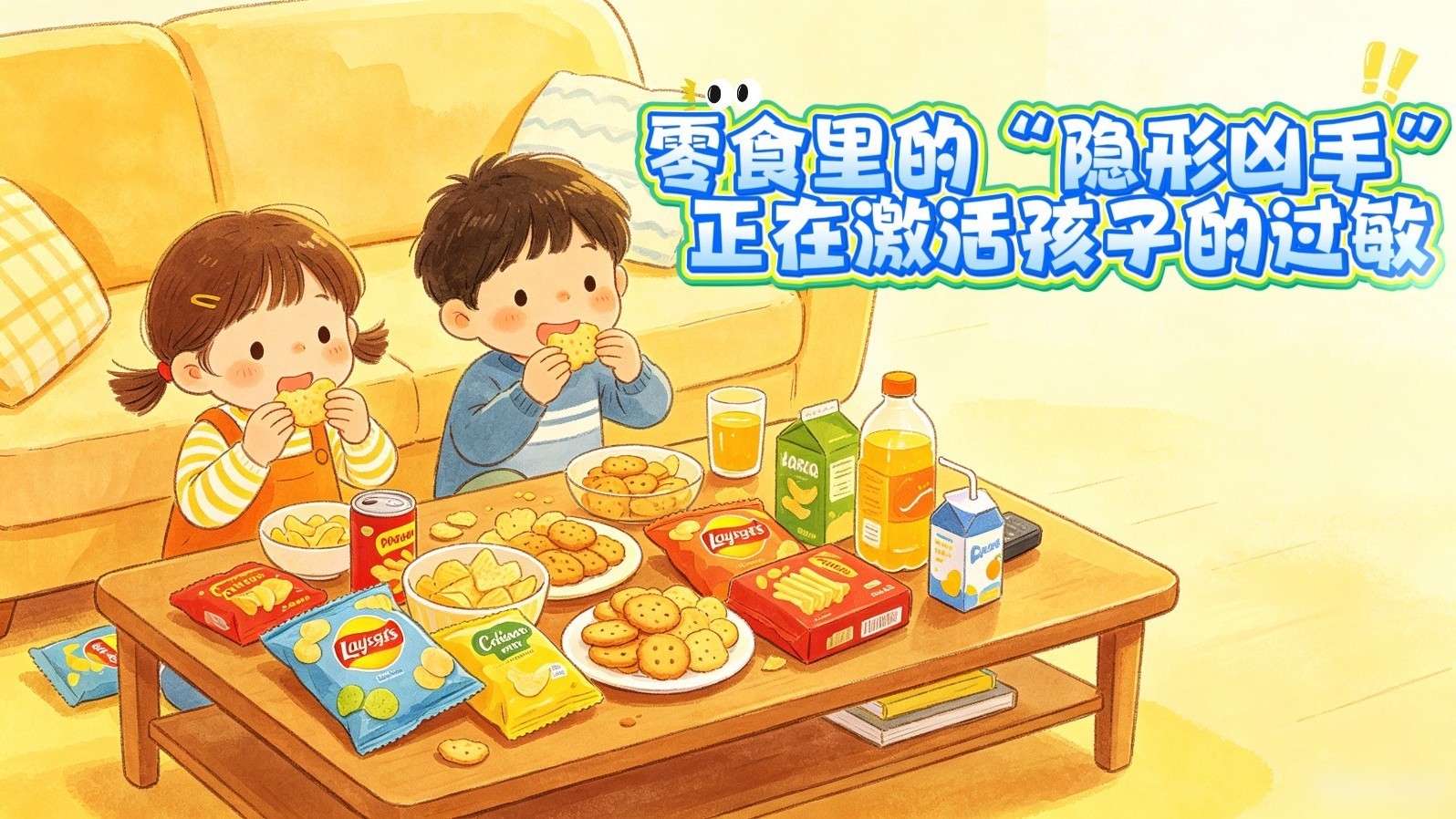 零食里的“隐形凶手”,正在激活孩子的过敏 零食里的“隐形凶手”,正在激活孩子的过敏