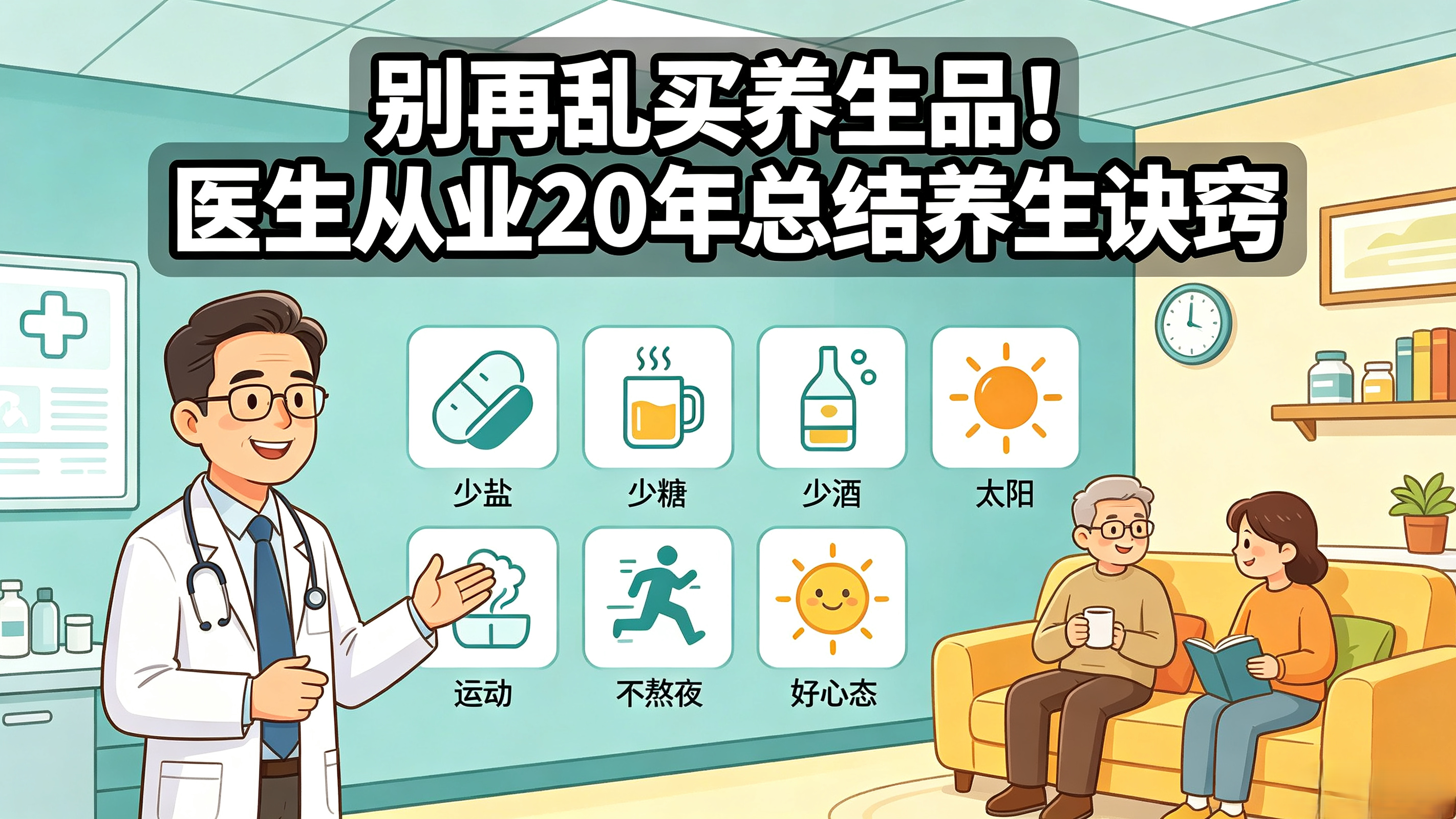 别再乱买养生品！医生从业20年总结养生诀窍