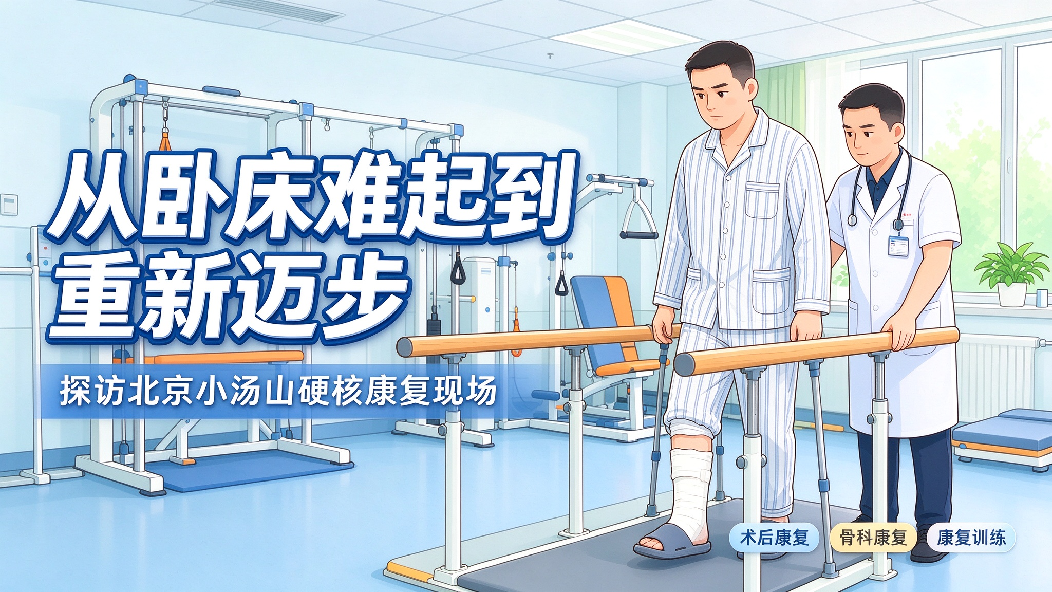 从卧床到重新走路 揭秘小汤山硬核康复黑科技