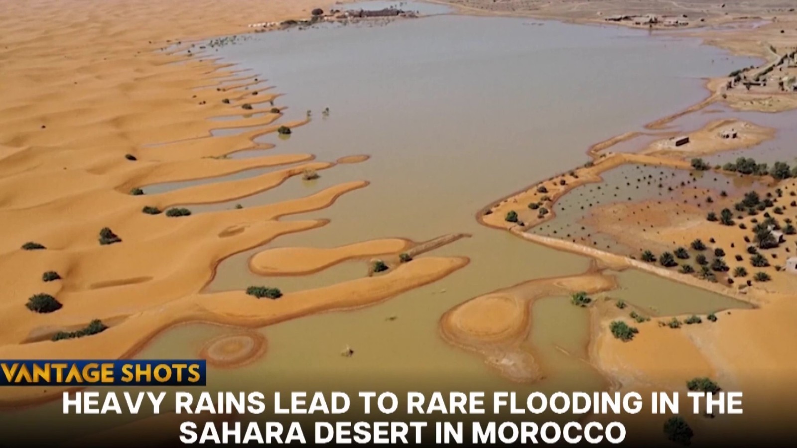 撒哈拉沙漠出现强降雨 摩洛哥一干涸湖泊重新蓄水 撒哈拉沙漠出现强降雨 摩洛哥一干涸湖泊重新蓄水