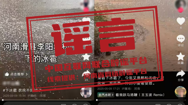辟谣 | 河南安阳多地出现冰雹天气致小麦颗粒无收？