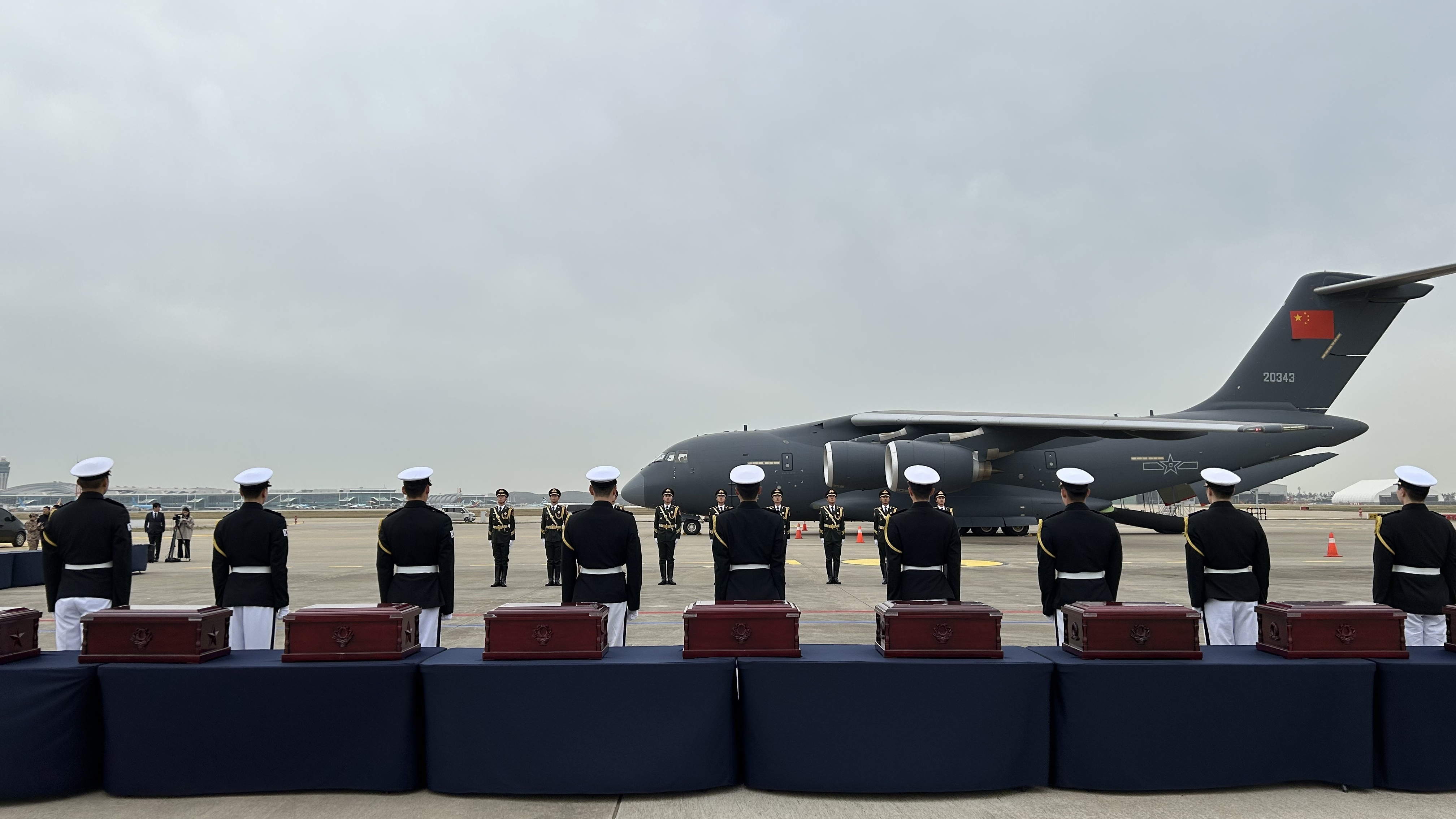 第十三批在韩中国人民志愿军烈士遗骸即将启程回国 第十三批在韩中国人民志愿军烈士遗骸即将启程回国