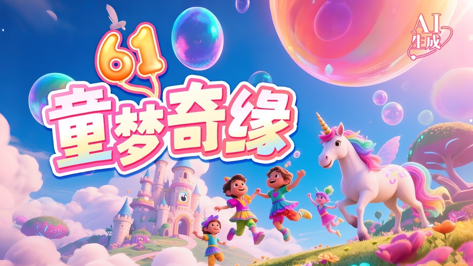 AI童梦奇缘｜奇趣幻想 一键实现童年五彩斑斓的梦