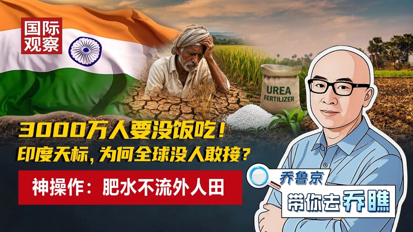 3000万人要没饭吃！印度天标，为何全球没人敢接？
