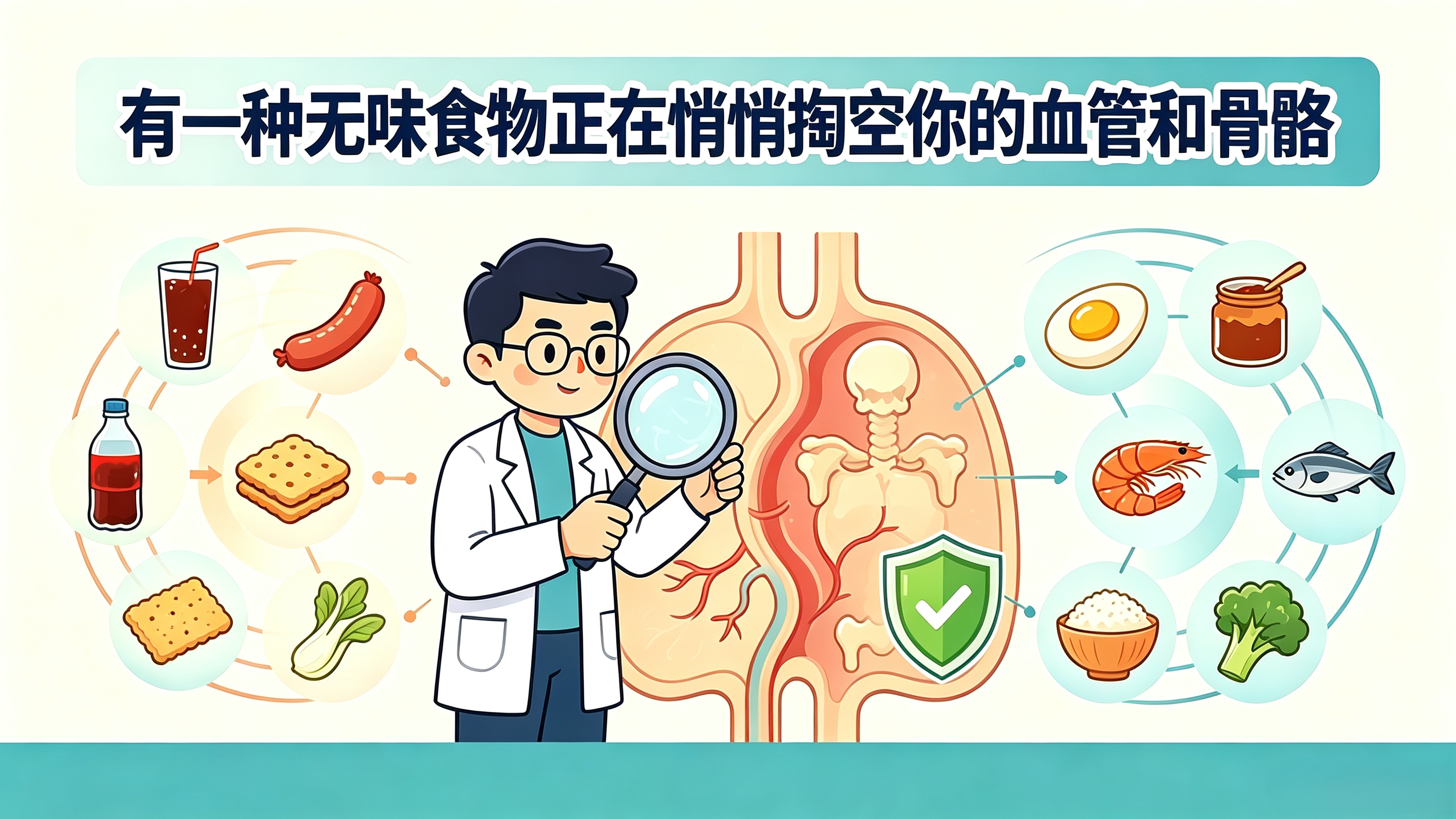 有一种无味食物正在悄悄掏空你的血管和骨骼