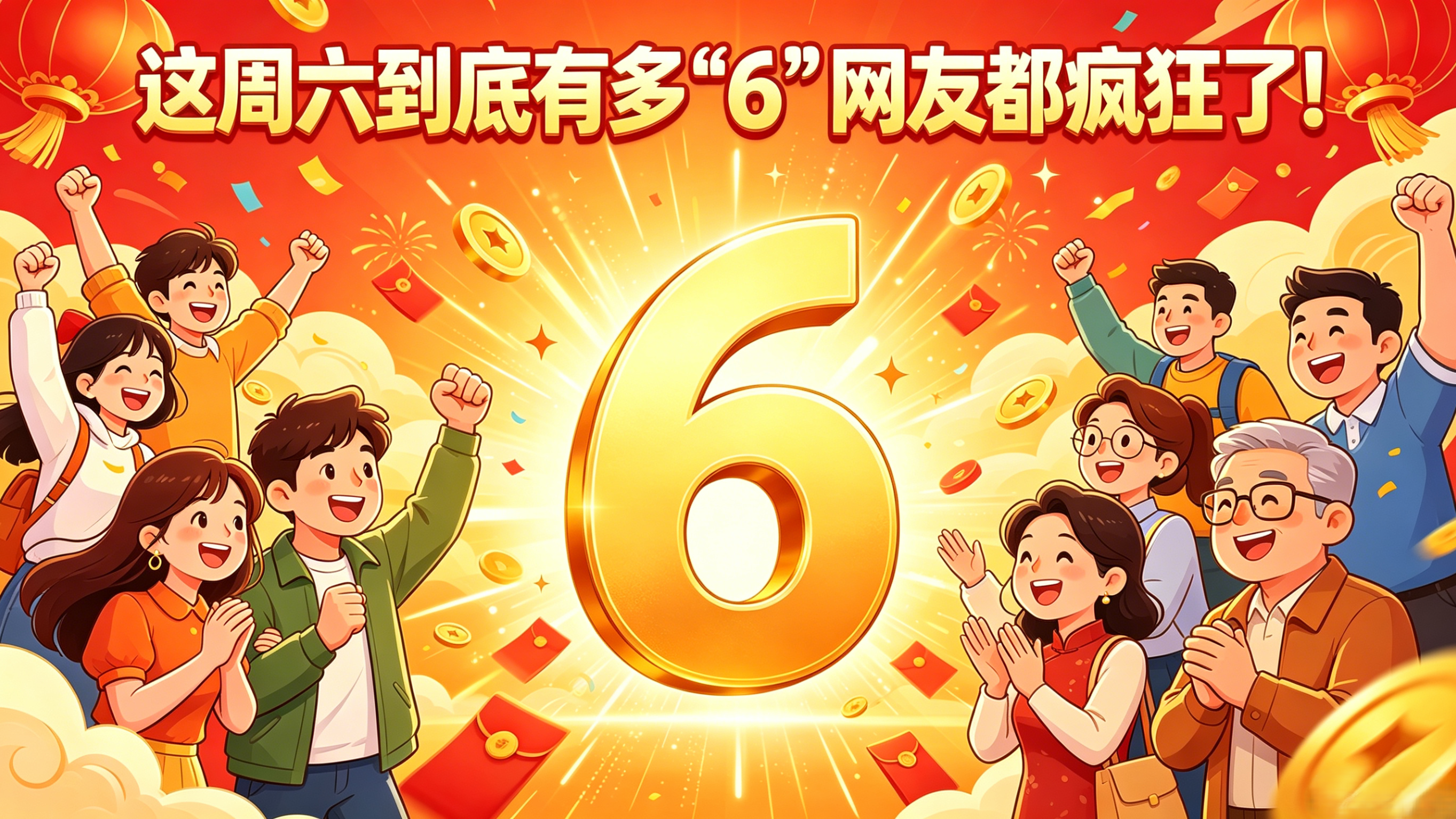 这周六到底有多“6”?网友都疯狂了 这周六到底有多“6”?网友都疯狂了