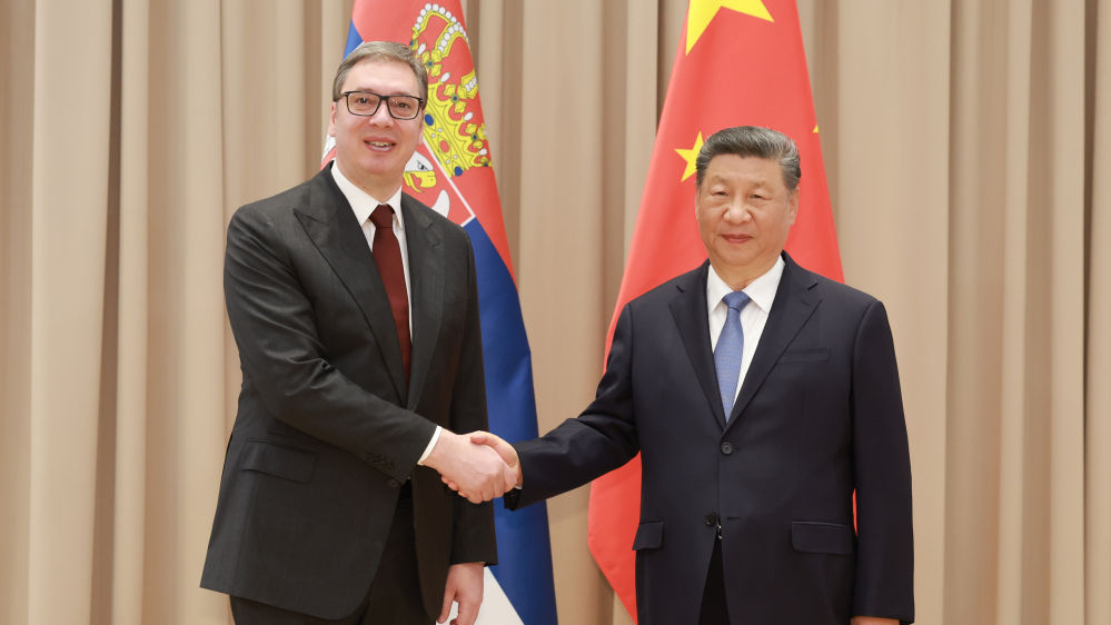 视频丨习近平会见塞尔维亚总统武契奇