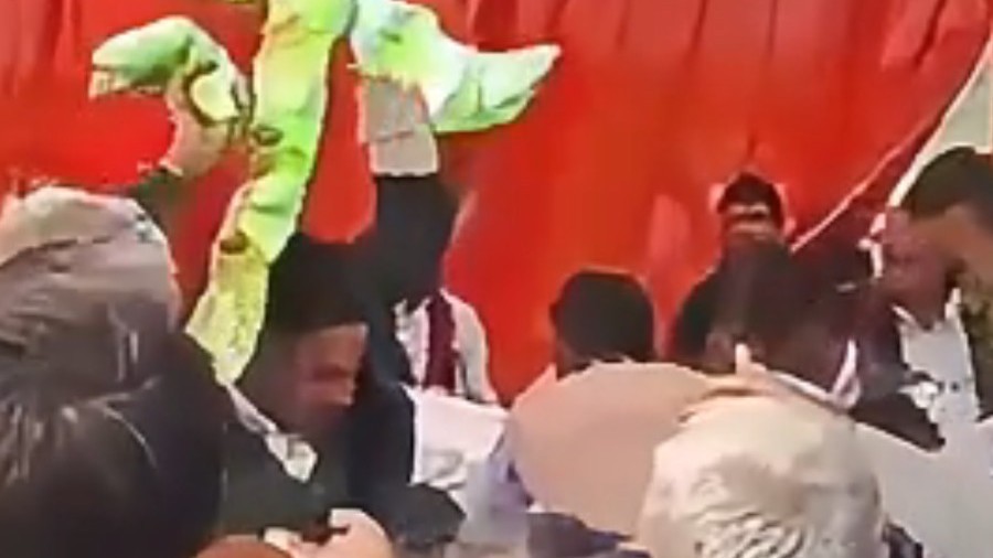 印度集体婚礼因抢零食引发踩踏