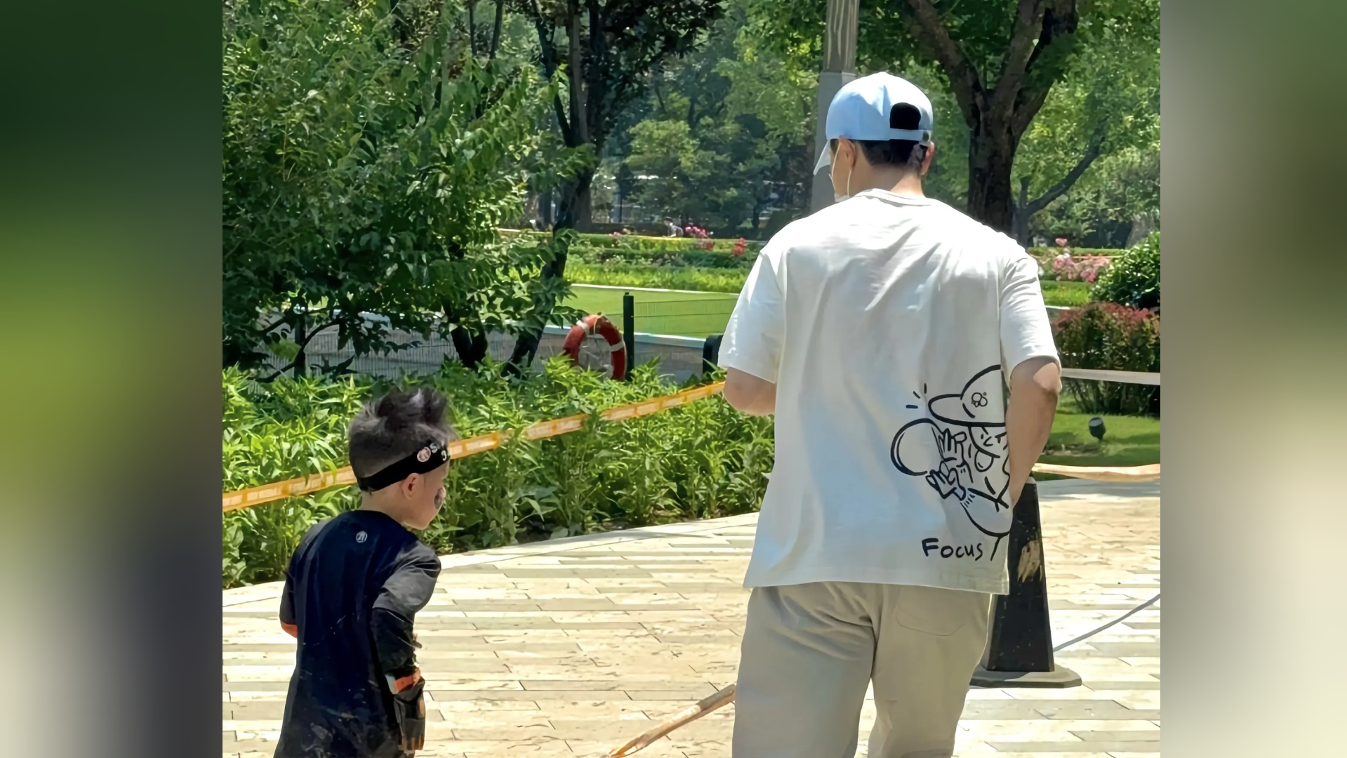 马龙带儿子参加斯巴达勇士儿童赛