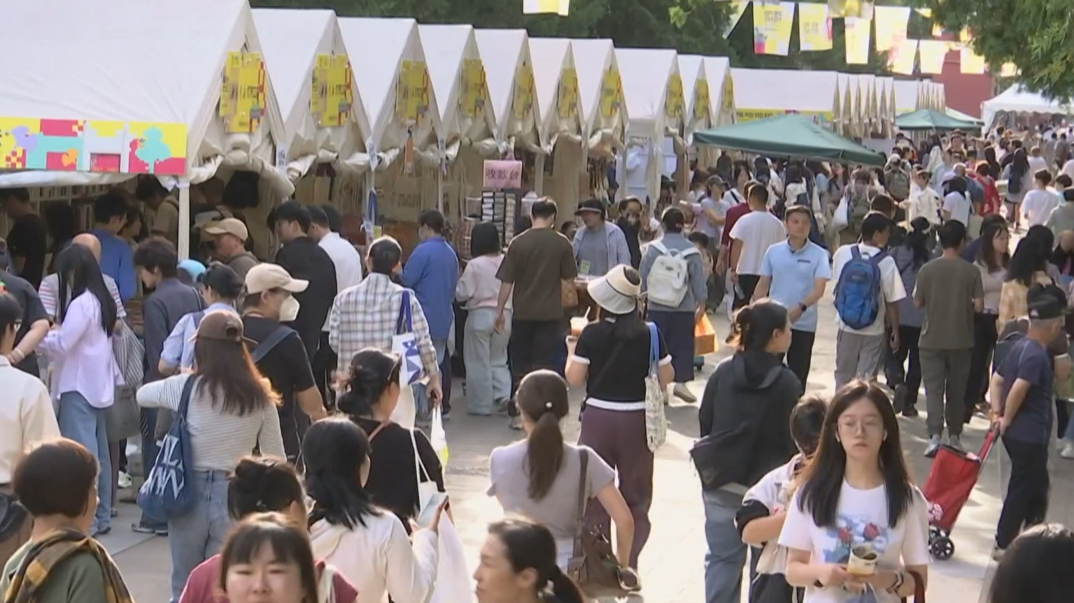 近十万读者书海“沐”书香 “我与地坛”北京书市迎来周末首个高峰日