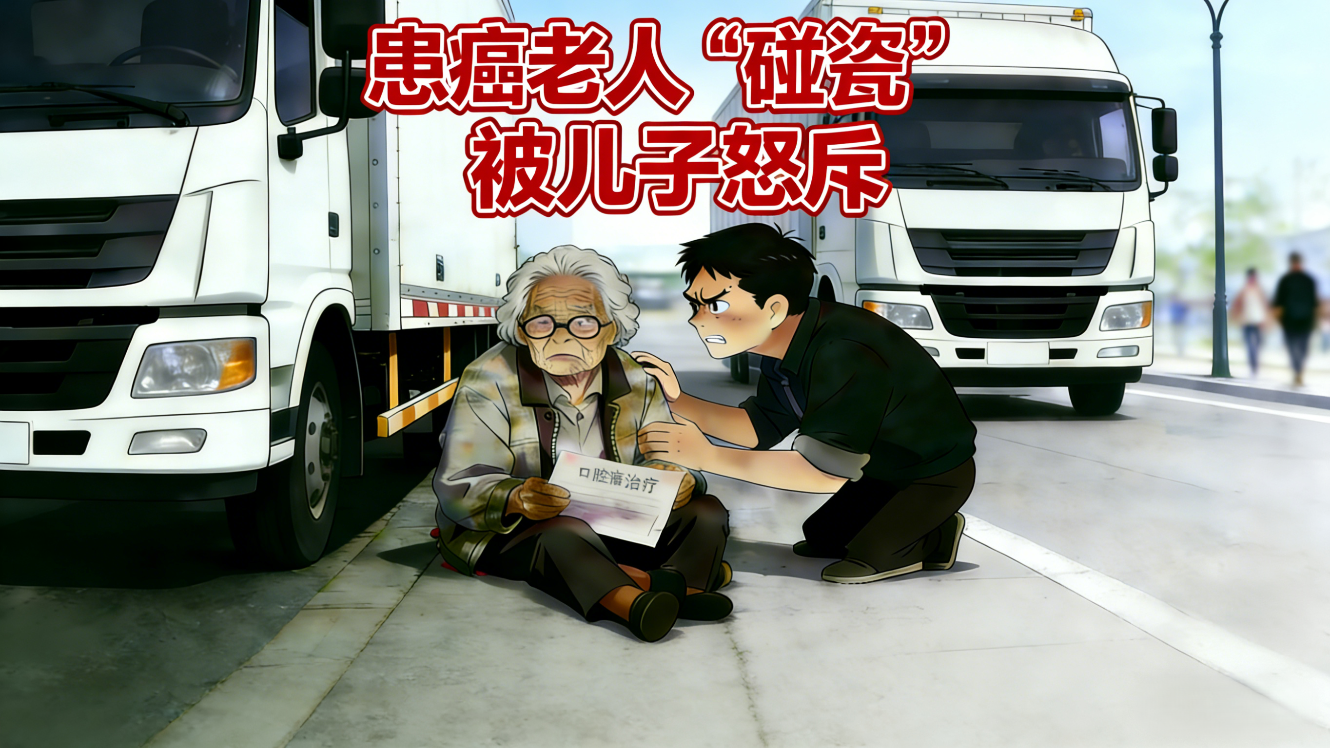 患癌老人“碰瓷”被儿子怒斥