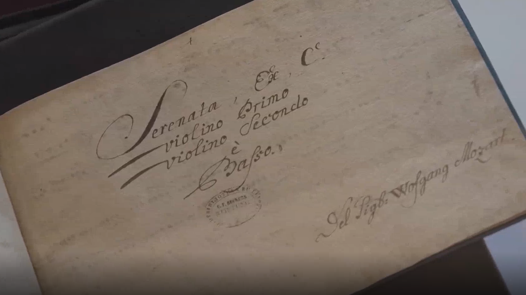 莫扎特又出新歌?德国发现未发布过的莫扎特乐谱 莫扎特又出新歌?德国发现未发布过的莫扎特乐谱