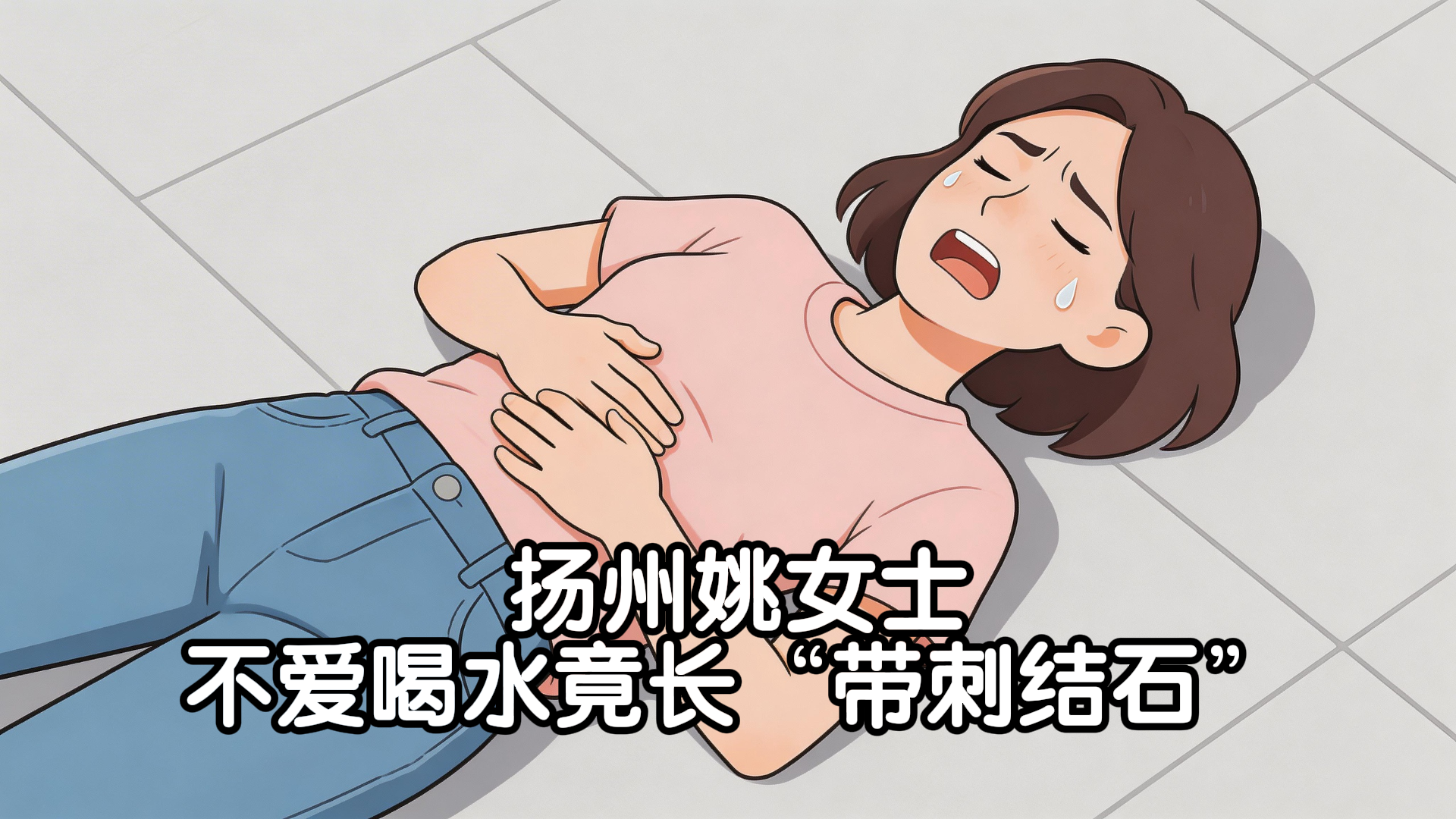 扬州姚女士不爱喝水竟长“带刺结石” 扬州姚女士不爱喝水竟长“带刺结石”