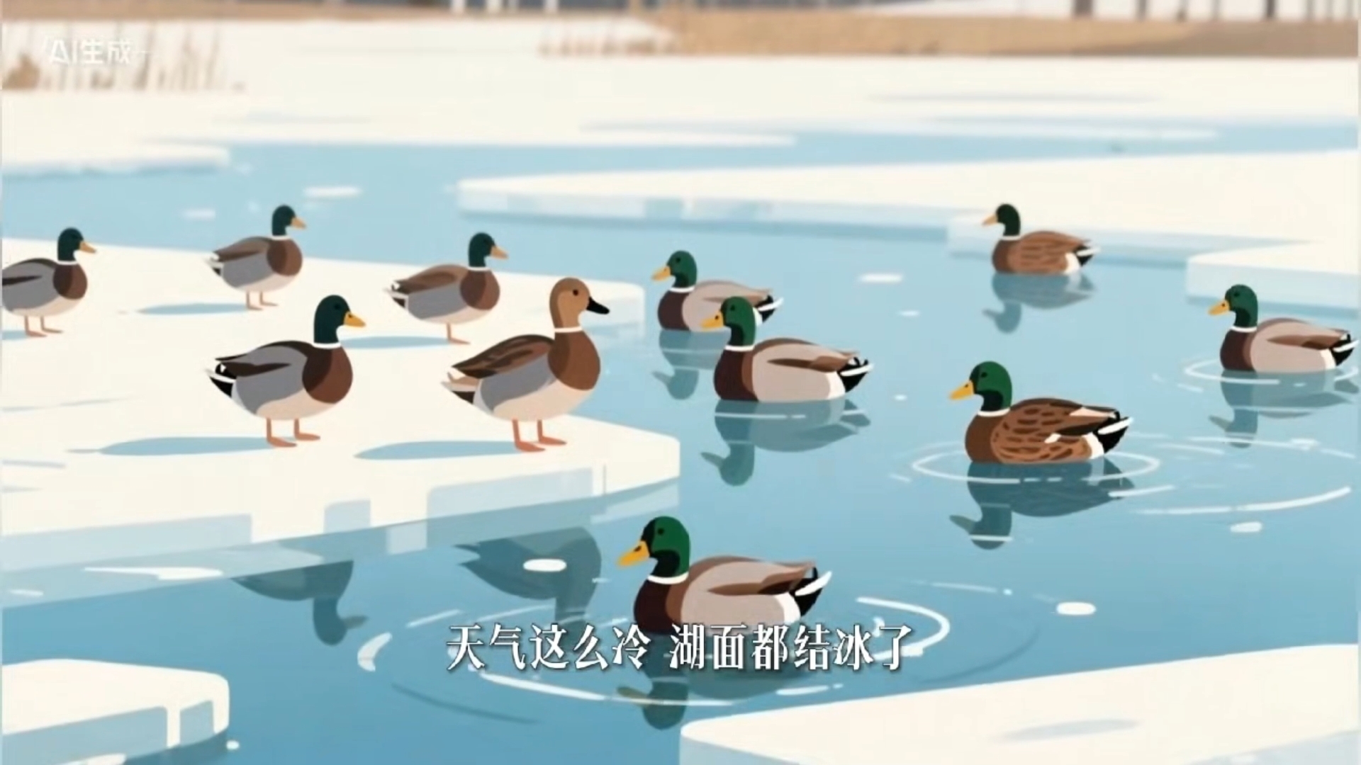 鸟类知识小科普：带你揭秘水鸟的抗寒秘密