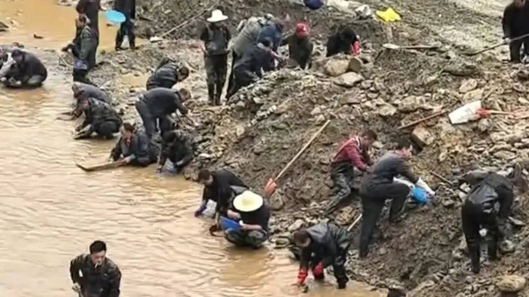 甘肃一河道引来大批淘金者,当地回应:违法淘金,至少罚10万 甘肃一河道引来大批淘金者,当地回应:违法淘金,至少罚10万